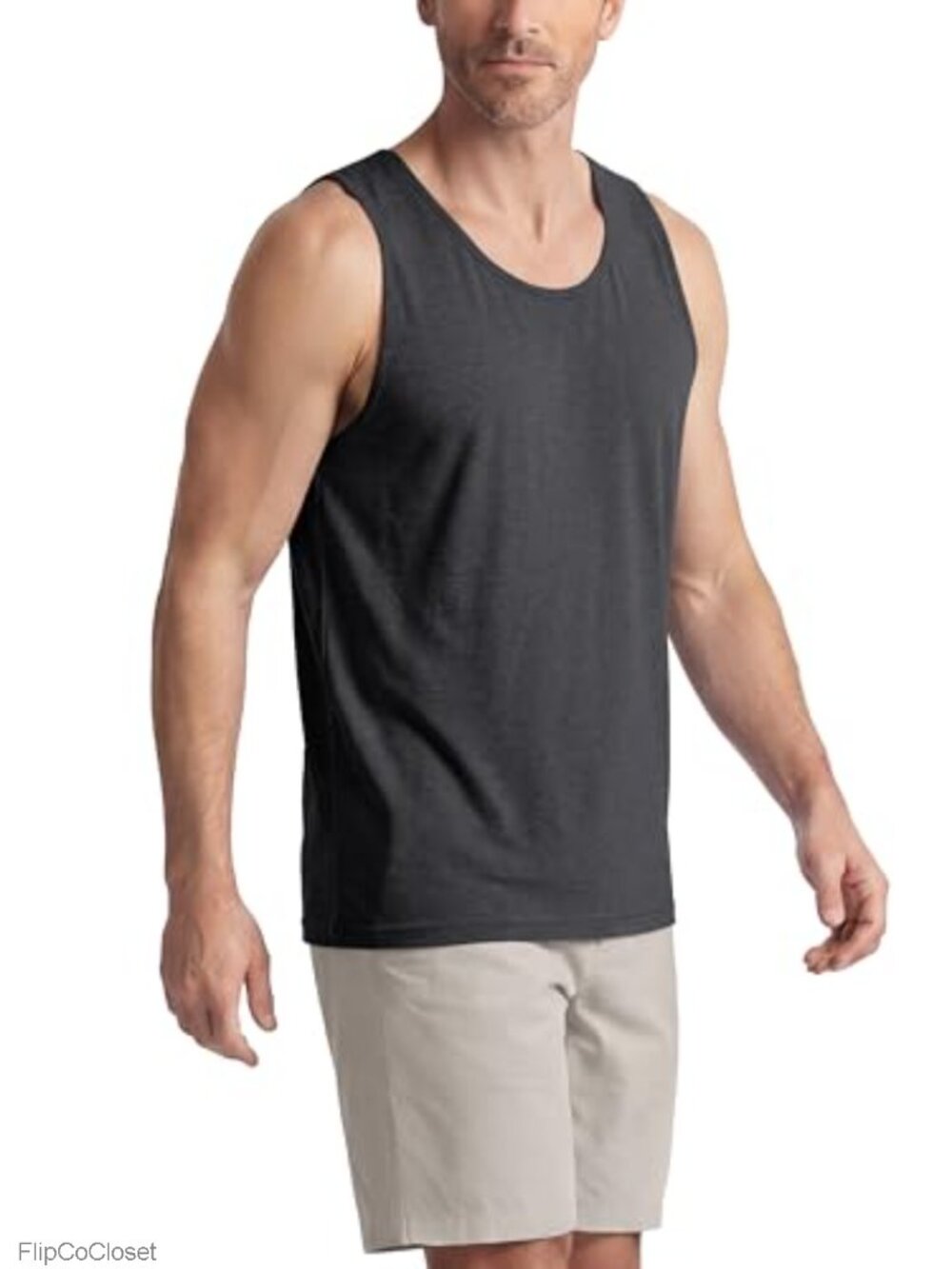 Men's Performance Tank Ultra Soft Moisture Wicking UPF 50+ Sleeveless Muscle Tee